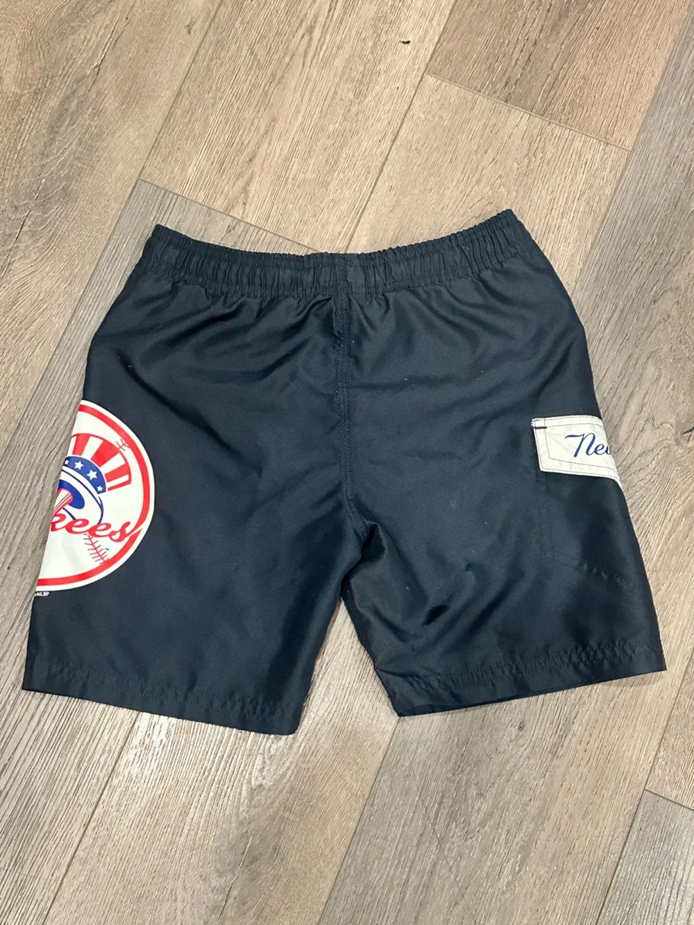 New York Yankees MLB Boys Size 6 Swim Trunks Bathing Suit Navy Vintage Swimwear